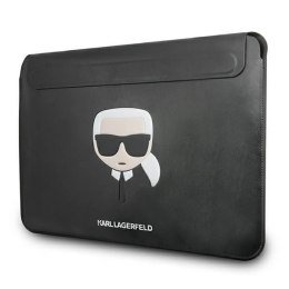 Pokrowiec Karl Lagerfeld Ikonik Karl's Head na laptopa 16'' - czarny