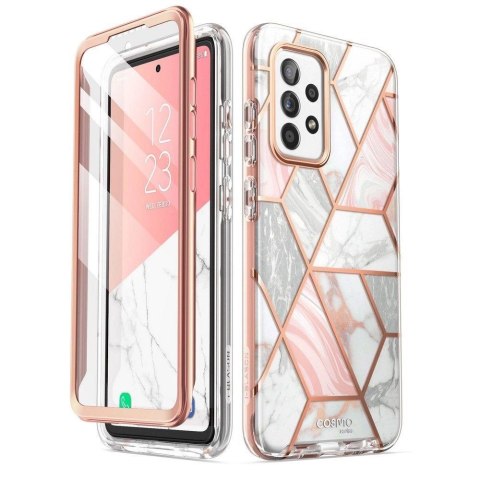 Etui Supcase Cosmo na Samsung Galaxy A33 5G - różowy marmur