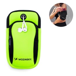 Wozinsky opaska na telefon do biegania armband zielona (WABGR1)