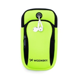 Wozinsky opaska na telefon do biegania armband zielona (WABGR1)