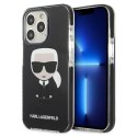 Etui Karl Lagerfeld Iconik Karl na iPhone 13 Pro Max - czarne