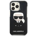 Etui Karl Lagerfeld Iconik Karl na iPhone 13 Pro Max - czarne