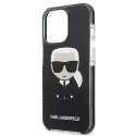 Etui Karl Lagerfeld Iconik Karl na iPhone 13 Pro Max - czarne