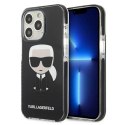 Etui Karl Lagerfeld Iconik Karl na iPhone 13 Pro / iPhone 13 - czarne