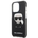 Etui Karl Lagerfeld Iconik Karl na iPhone 13 Pro / iPhone 13 - czarne