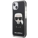 Etui Karl Lagerfeld Iconik Karl na iPhone 13 mini - czarne