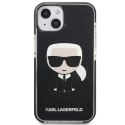 Etui Karl Lagerfeld Iconik Karl na iPhone 13 mini - czarne