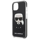 Etui Karl Lagerfeld Iconik Karl na iPhone 13 mini - czarne