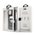 Etui Karl Lagerfeld Iconik Karl na iPhone 13 mini - czarne