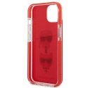 Etui Karl Lagerfeld Karl&Choupette Head na iPhone 13 - czerwone