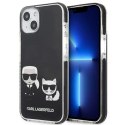 Etui Karl Lagerfeld Karl&Choupette na iPhone 13 mini - czarne