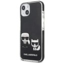 Etui Karl Lagerfeld Karl&Choupette na iPhone 13 mini - czarne