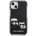 Etui Karl Lagerfeld Karl&Choupette na iPhone 13 mini - czarne