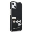 Etui Karl Lagerfeld Karl&Choupette na iPhone 13 mini - czarne