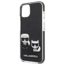 Etui Karl Lagerfeld Karl&Choupette na iPhone 13 mini - czarne