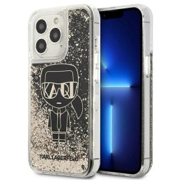 Etui Karl Lagerfeld Liquid Glitter Gatsby na iPhone 13 Pro Max - czarne