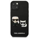 Etui Karl Lagerfeld Karl&Choupette Ikonik 3D na iPhone 13 mini - czarne