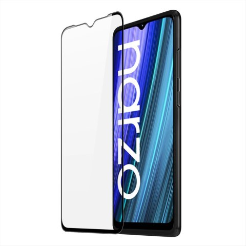 Dux Ducis 9D Tempered Glass wytrzymałe szkło hartowane 9H na cały ekran z ramką Realme Narzo 50A czarny (case friendly)