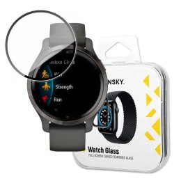 Wozinsky Watch Glass hybrydowe szkło do Garmin Venu 2S czarny