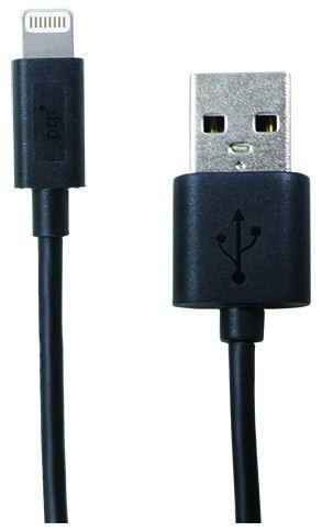 PQI Kabel USB - Lightning PQI 1,8m, czarny, iPhone, iPad