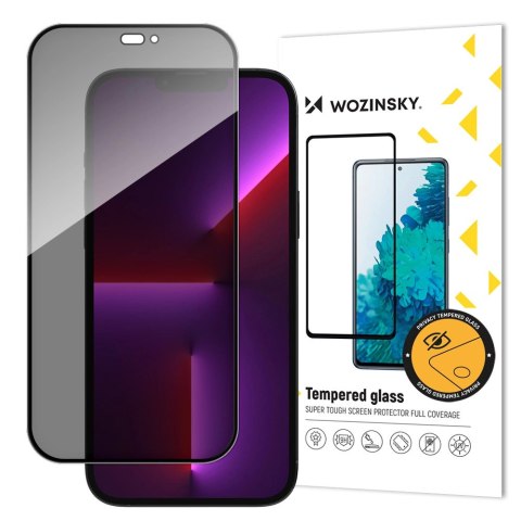 Wozinsky Privacy Glass szkło hartowane do iPhone 14 Pro Max z filtrem Anti Spy prywatyzujące