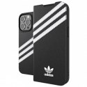 Etui Adidas OR Booklet Case PU na iPhone 13 Pro / iPhone 13 - czarno-białe