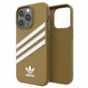 Etui Adidas OR Moulded Case PU na iPhone 13 Pro Max - beżowo-złote