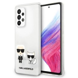 Etui Karl Lagerfeld Karl&Choupette na Samsung Galaxy A53 5G - przezroczyste