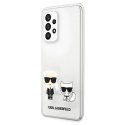 Etui Karl Lagerfeld Karl&Choupette na Samsung Galaxy A53 5G - przezroczyste