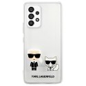 Etui Karl Lagerfeld Karl&Choupette na Samsung Galaxy A53 5G - przezroczyste