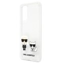 Etui Karl Lagerfeld Karl&Choupette na Samsung Galaxy A53 5G - przezroczyste