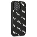 Etui Karl Lagerfeld Allover na iPhone 13 Pro / iPhone 13 - czarne