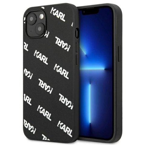 Etui Karl Lagerfeld Allover na iPhone 13 mini - czarne