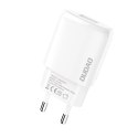 Dudao ładowarka sieciowa USB-A 7.5W + kabel USB-A - USB-C 1m biały (A1sEUT)