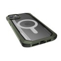 Raptic X-Doria Secure Case etui iPhone 14 Pro z MagSafe pancerny pokrowiec zielony