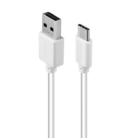 ACME EUROPE Kabel USB 2.0 Acme CB1041W A/M - C/M, 1m, biały