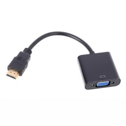 AKYGA Kabel adapter Akyga AK-AD-42 VGA F - HDMI M 0,15m czarny