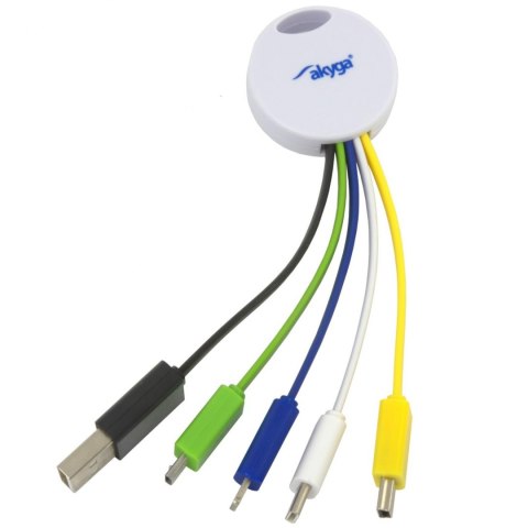 AKYGA Kabel adapter Akyga AK-AD-51 brelok USB 5 w 1