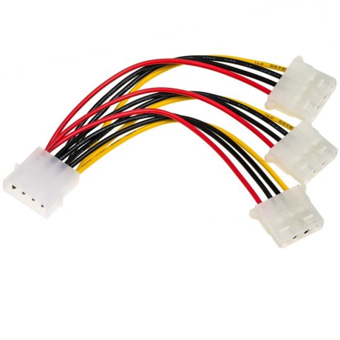 AKYGA Kabel adapter Akyga AK-CA-40 Molex (M) - 3x Molex (F) 0,15m