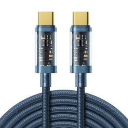 Kabel Joyroom S-CC100A20 USB-C / USB-C PD 100W 2m - niebieski