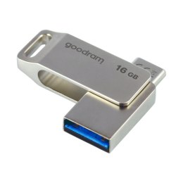 Pendrive 16 GB USB 3.2 Gen 1 USB / USB C OTG ODA3 Goodram - srebrny