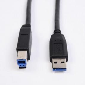 Impuls-PC Kabel Impuls-PC USB 3.0 A-B 1,8m Miedź(99,99%)