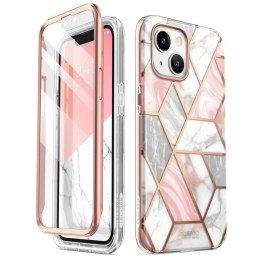 Etui Supcase Cosmo na iPhone 14 Plus - różowy marmur