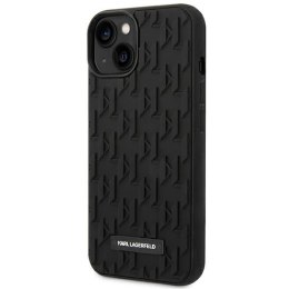 Etui Karl Lagerfeld 3D Monogram na iPhone 14 Plus - czarne