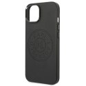 Etui Karl Lagerfeld Leather Perforated Logo na iPhone 14 Plus - czarne