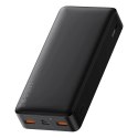 Baseus Bipow powerbank z szybkim ładowaniem 20000mAh 20W czarny (Overseas Edition) + kabel USB-A - Micro USB 0.25m czarny (PPBD0