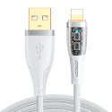 Kabel Joyroom Star-Cloud Series A3 USB-A / Lightning 2.4A 1.2m z inteligentnym wyłącznikiem - biały