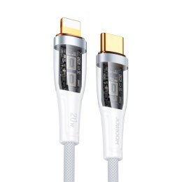 Kabel Joyroom Star-Cloud Series A3 USB-C / Lightning 20W 1.2m z inteligentnym wyłącznikiem - biały