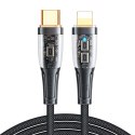 Kabel Joyroom Star-Cloud Series A3 USB-C / Lightning 20W 1.2m z inteligentnym wyłącznikiem - czarny