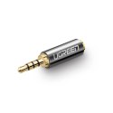 Ugreen adapter audio jack 2.5mm męski do jack 3.5mm żeński czarny (20501)